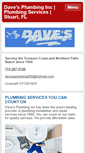 Mobile Screenshot of davesplumbinginc.com